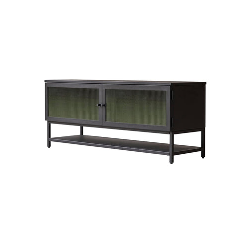 Tikamoon Metalen tv-meubel 120 cm - Zwart - vtwonen shop