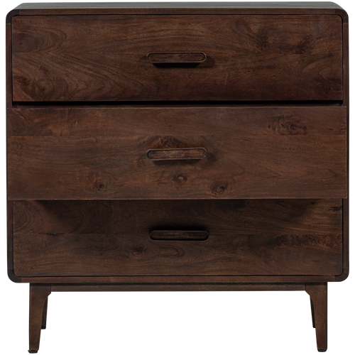 WOOOD ladekast Liya - Mango Hout - Donkerbruin - 90x90x50 - vtwonen shop