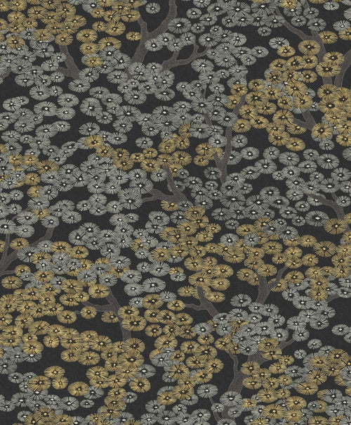 Masureel behang bloemen geel - 53 cm x 10.05 m - 630672 - vtwonen shop