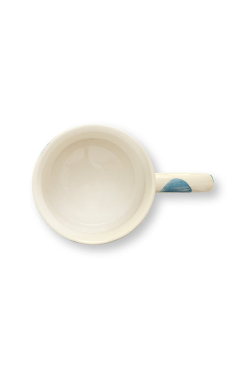 vtwonen - Mokken - Blauw - Stippen - Set van 2 - Keramiek - 350ml