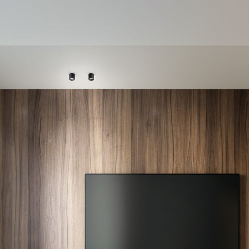 Ideal Lux DOT LED Opbouw Downlight Zwart, 3000K, Niet Dimbaar