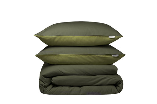 Beddinghouse Dekbedovertrek Warm - 200 x 200/220 cm - Groen