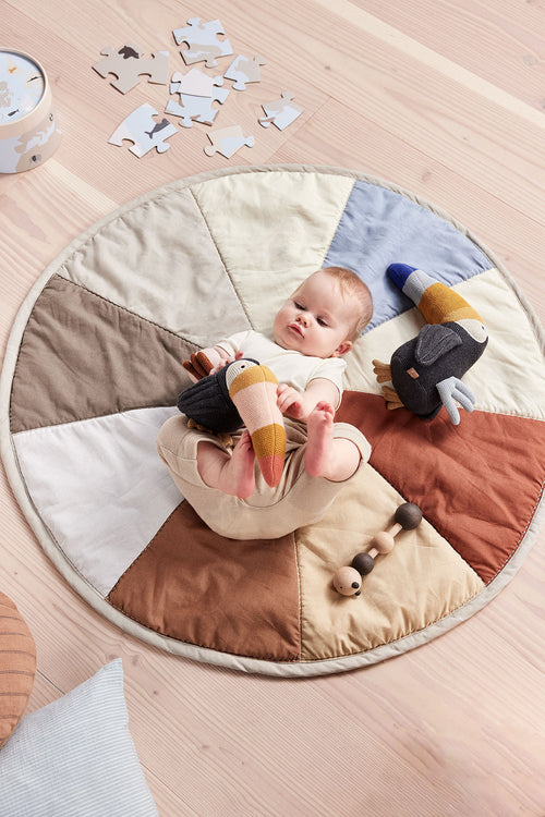 OYOY Babydeken 100 x 100 cm – Meerkleurig biologisch katoen
