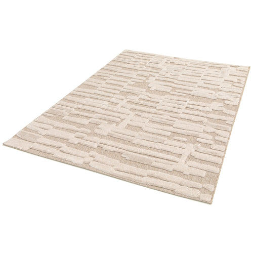 AFK Living vloerkleed  Esmee - reliëfeffect - beige - 120 x 170 cm