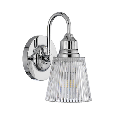 Addison 1 Lichte Wandlamp Gepolijst Chroom IP44