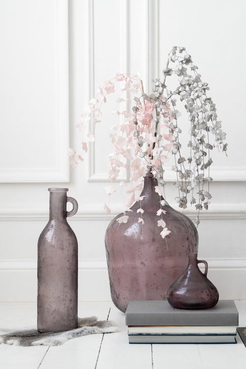 J-Line decoratie tak Hangend Blaadjes Schuim Eva - kunststof - lichtroze - 12 stuks - vtwonen shop