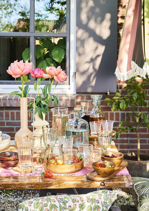 Mica Decorations Tallo Taartplateau - H10 x Ø30 cm - 100% FSC Mangohout - Lichtbruin - vtwonen shop