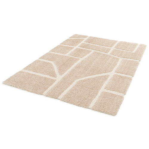 AFK Living vloerkleed Murmure - reliëfeffect - beige - 200x290 cm