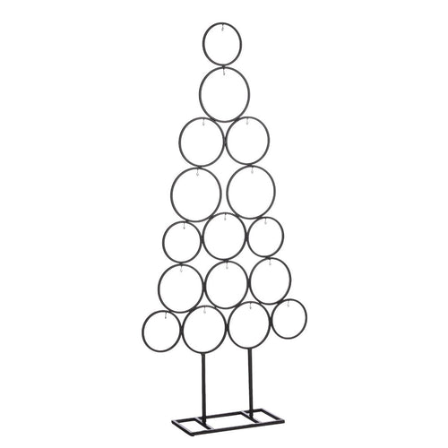 Mica Decorations Decoratie Boom voor Kerstballen - Kerstboom voor 16 Kerst Ornamenten - Sierboom Ijzer - Kerstdecoratie voor Binnen - L53 x B15 x