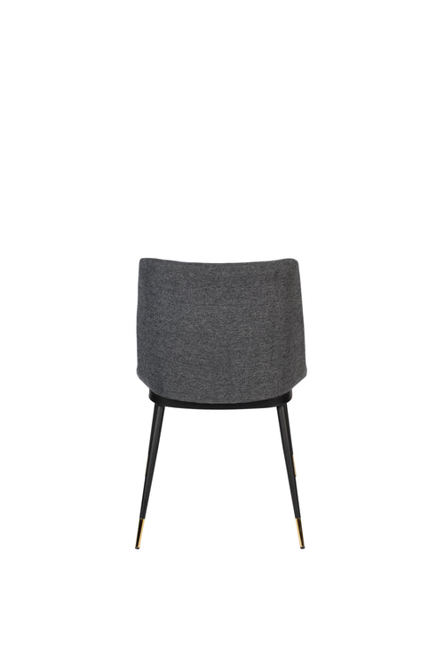 Housecraft Living Lionel Eetkamerstoelen Donkergrijs - Set van 2 - vtwonen shop