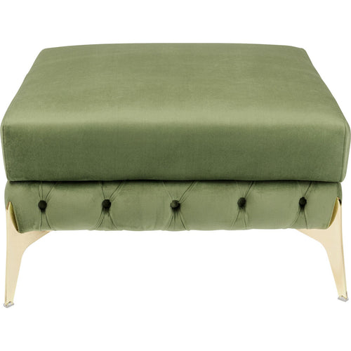 Kare Design Kruk Bellissima fluweel groen