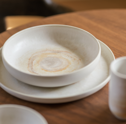 S|P Collection - Plat bord 27,5xH2,5cm sunrise Aquarel - Set van 4