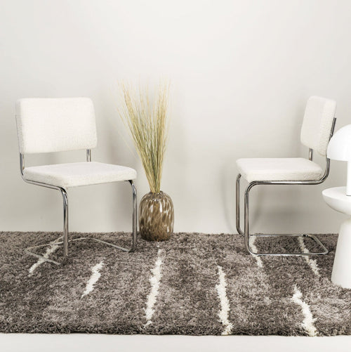 AFK Living vloerkleed Mellow - shaggy - grijs - 135 x 190 cm - vtwonen shop