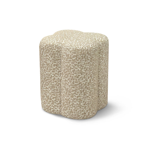 Sia Home - Zitzak LUCKY - stof met textuur en patroon beige 36cm