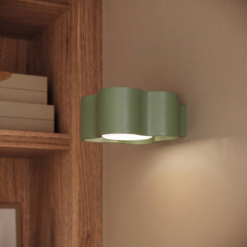 Sollux Lighting Wandlamp OVIO olijfgroen Gx53 - 12x14,5x6cm