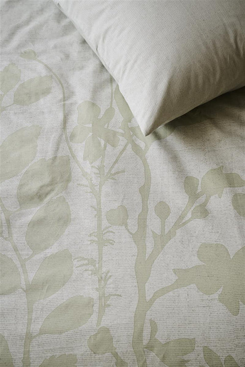 Ariadne at Home dekbedovertrek Plant - 200x200/220 cm - licht groen - vtwonen shop