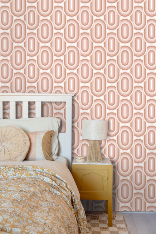 ESTAhome behang retro ornamenten zacht roze - 50 x 900 cm - 130982 - vtwonen shop