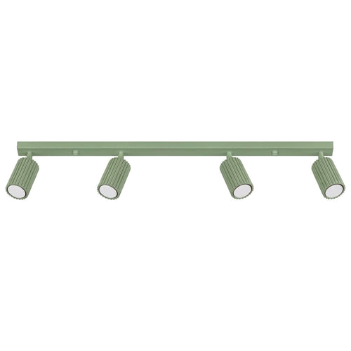 Sollux Lighting Plafondlamp KARBON 4L salie - 81x6,5x16,5cm