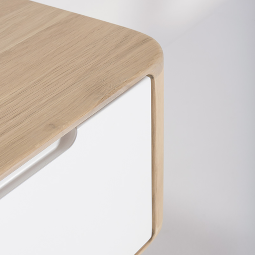 Gazzda Ena Lowboard TV meubel - Whitewash - 225 cm - vtwonen shop