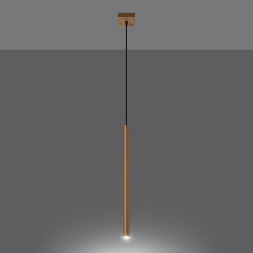Sollux Lighting Hanglamp PASTELO 1 goud - 3,5x8x115cm