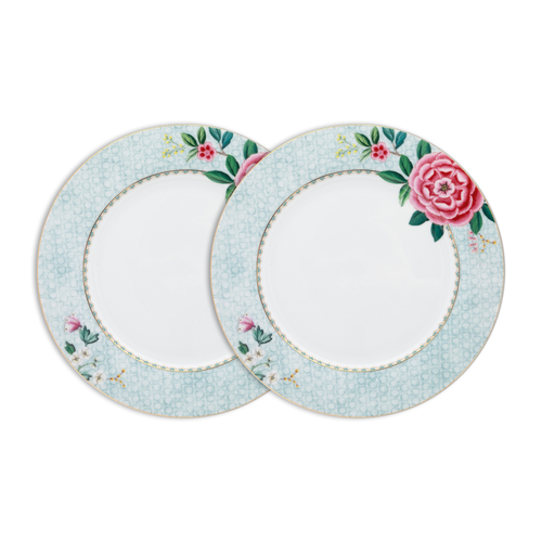 Pip Studio Blushing Birds Dinerborden - Servies - Set van 2 borden - Wit - 26.5cm - vtwonen shop