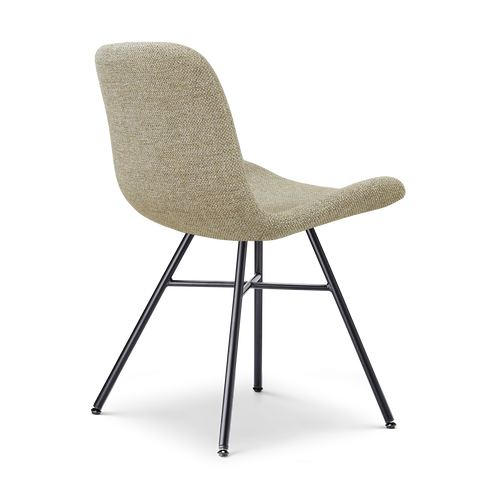 Nolon Noa-Fé eetkamerstoel taupe melange - zwart onderstel - vtwonen shop