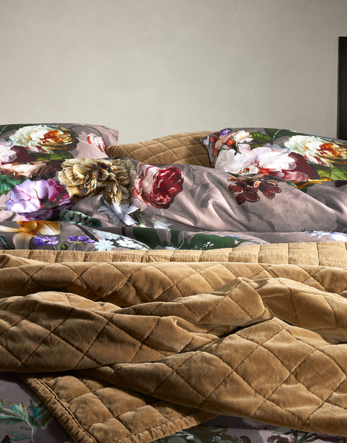 Essenza Fleur dekbedovertrek - Tweepersoons – 200x200/220 cm - Taupe