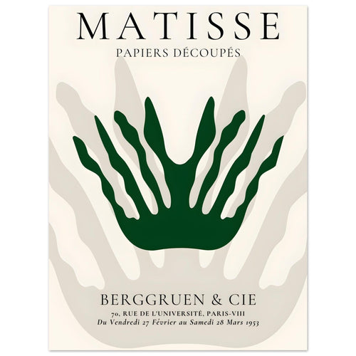Artfulprints  Matisse – Sea crown   poster 30x40 cm - vtwonen shop