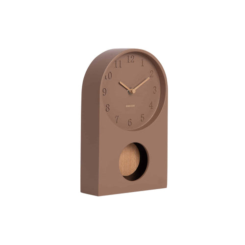 Karlsson tafelklok Paris Arch - bruin - 4.8x14.5x24.1cm