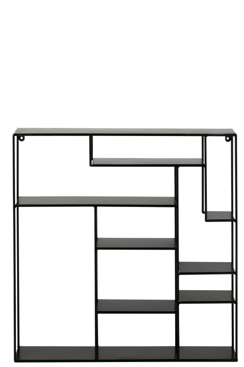 J-Line wandrek Maranta - metaal - zwart - vtwonen shop