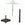 Garden Impressions stokparasol Manilla d grijs Ø250 cm met 40kg Eureka voet en hoes