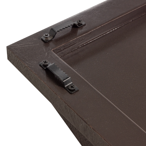 WOOOD wanddeco Axis - Betonlook - Bruin - 81x61x9