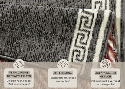 Designer Velours Runner Casa 80x350 cm