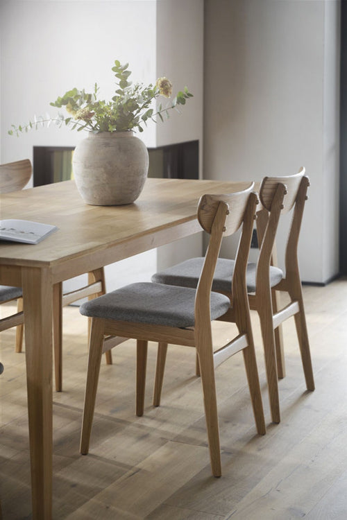 Rowico Home Filippa verlengbare houten eettafel naturel - 180 x 90 cm - vtwonen shop