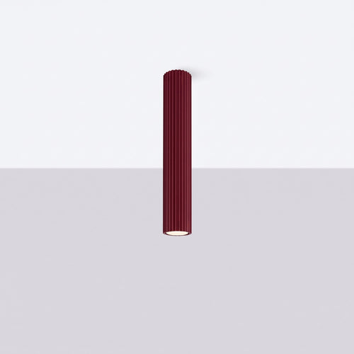 Sollux Lighting Plafondlamp KARBON 60 bordeaux - 6,5x6,5x60cm
