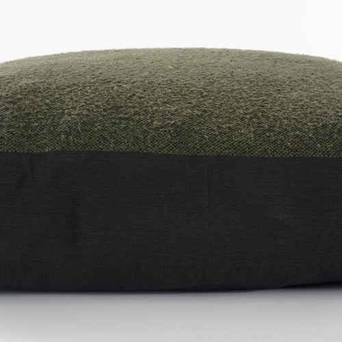 In The Mood Collection Chrissy Vloerkussen - L57 x B57 x H10 cm - Gerecycled Katoen - Donkergroen