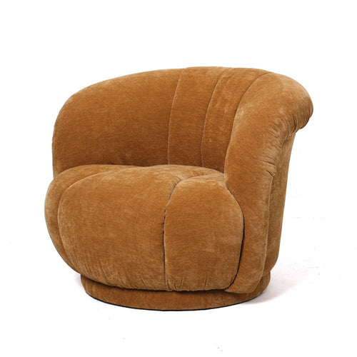 DÉJA Living Fauteuil Arby - Honinggeel Stof/Metaal - 86x84x70cm - vtwonen shop