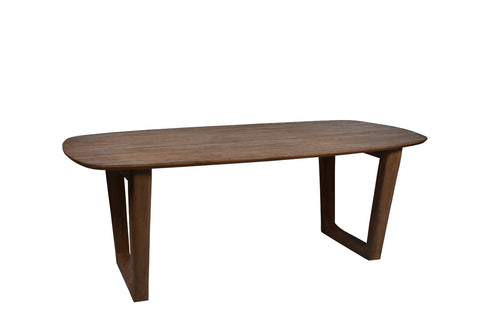 Livingfurn eetkamertafel Cortez - bruin - mangohout - 200cm