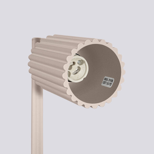 Sollux Lighting Tafellamp KARBON taupe - 14,5x19,5x43cm