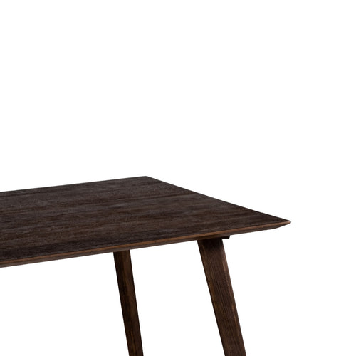 Giga Meubel Eettafel Oslo - Donkerbruin Mangohout - 200x90x76cm