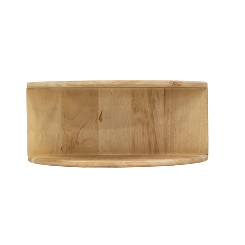 Giga Meubel Zwevend Nachtkastje Vera - Naturel - Mangohout - 45x28x22cm - vtwonen shop