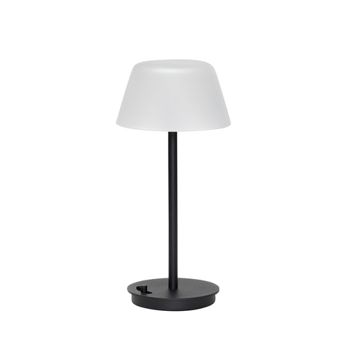 Hübsch draagbare lamp Salon - glas/ijzer - Ø15xh31cm, g9 - vtwonen shop