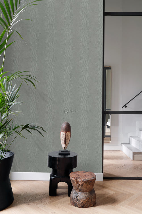 Origin Wallcoverings behang slangenprint taupe - 0,53 x 10,05 m - 347769 - vtwonen shop