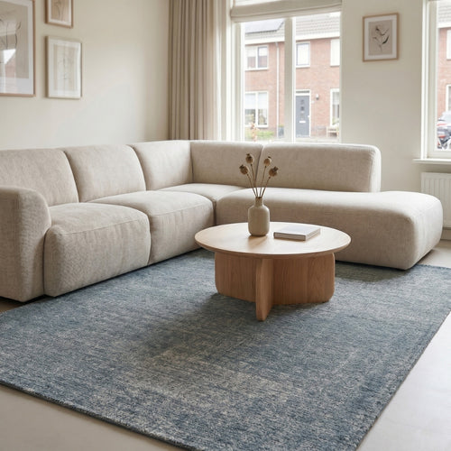 DÉJA Living Vloerkleed Emren - Lichtblauw Stof - 155x230cm
