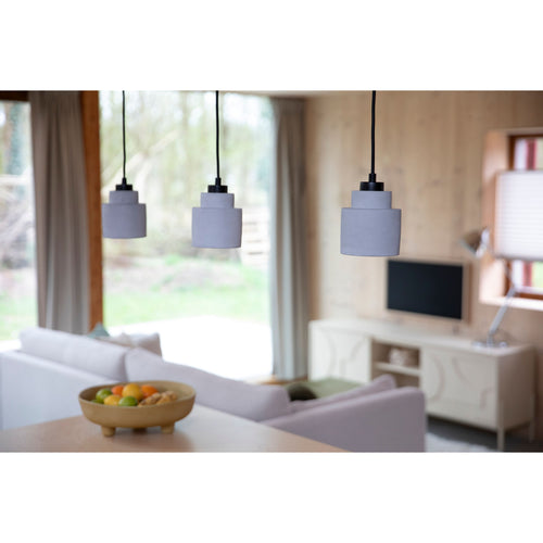 Zuiver Left Hanglamp Beton 11 x 11 cm Grijs - vtwonen shop