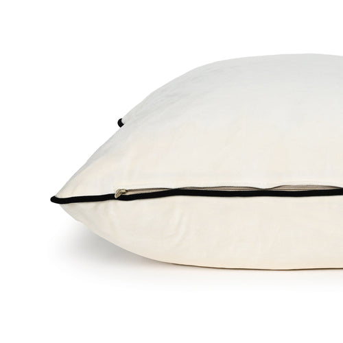 Darcy & Duke sierkussen Ivory - Crème - 55x55cm
