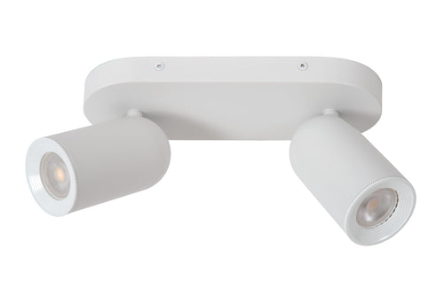 Lucide plafondspot PUNCH - 2xGU10 - Wit