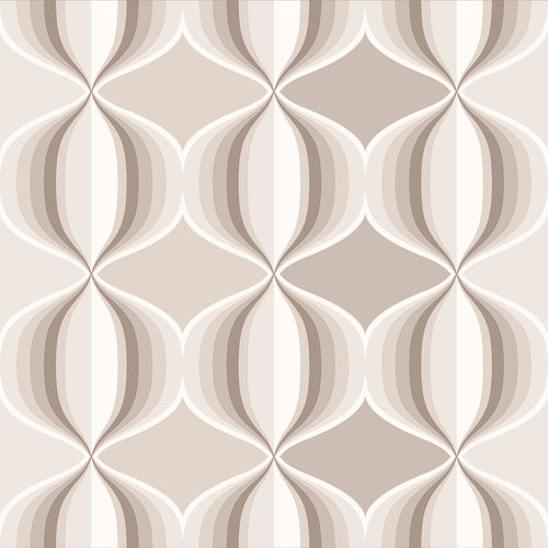 Sanders & Sanders behang grafisch motief beige - 53 cm x 10.05 m - 935229 - vtwonen shop