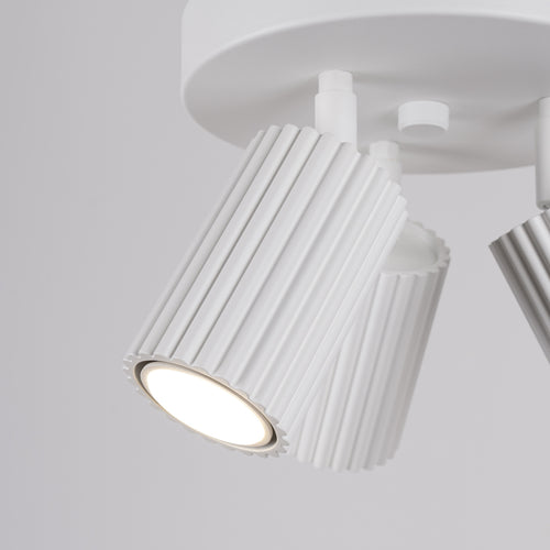 Sollux Lighting Plafondlamp KARBON 3P wit - 19,5x19,5x18cm
