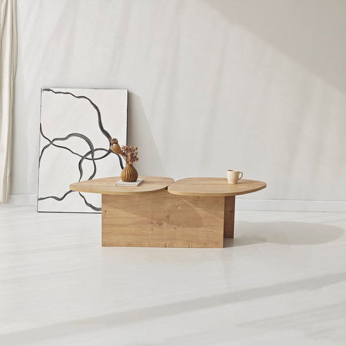 Calicosy - CELESTE Salontafel - Naturel - 125x60x38 cm